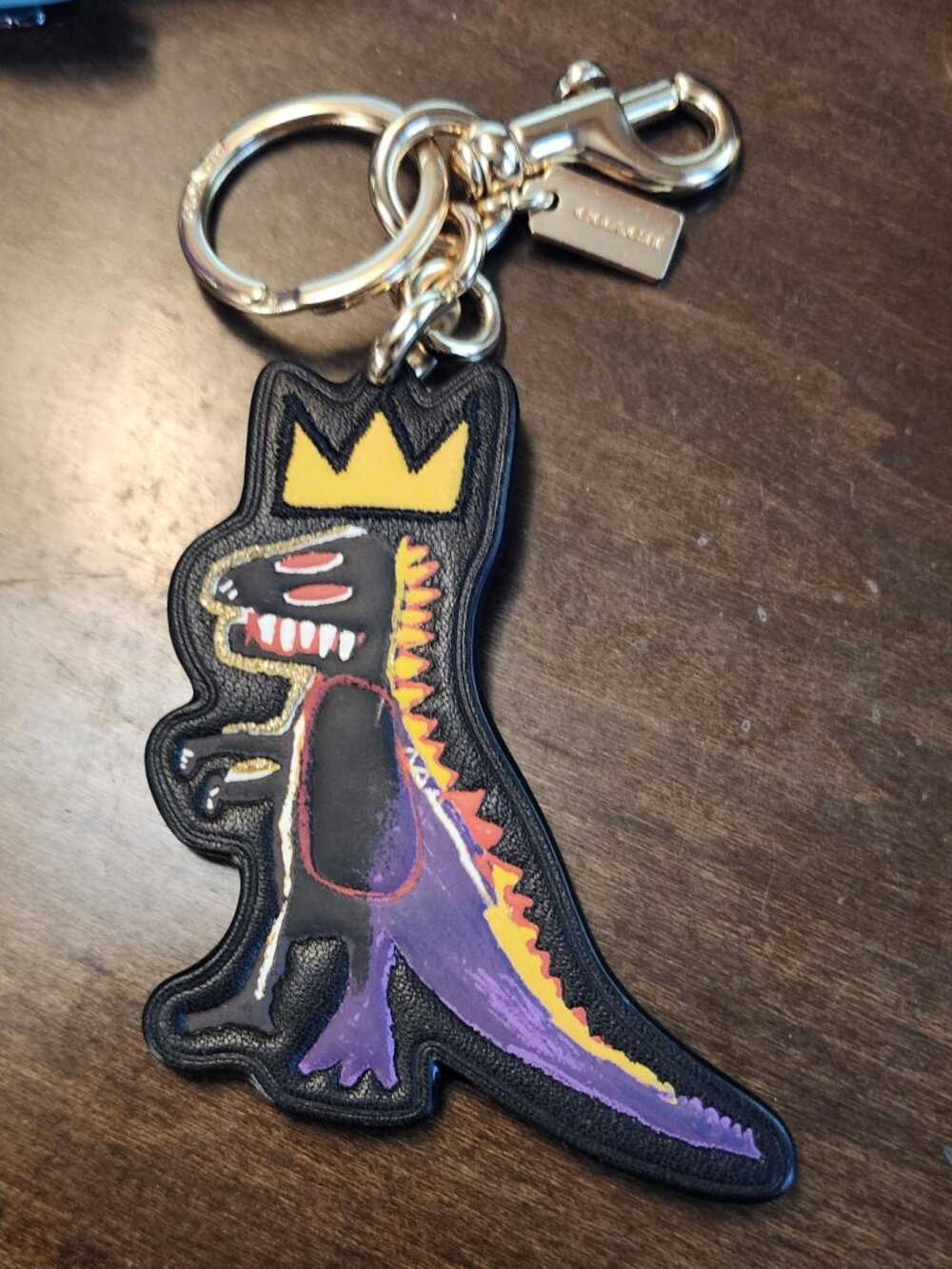 Coach Purse Charm / Keychain Rexy from Jean Michael Basquiat